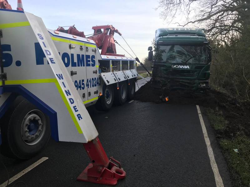 Lorry accident recovery