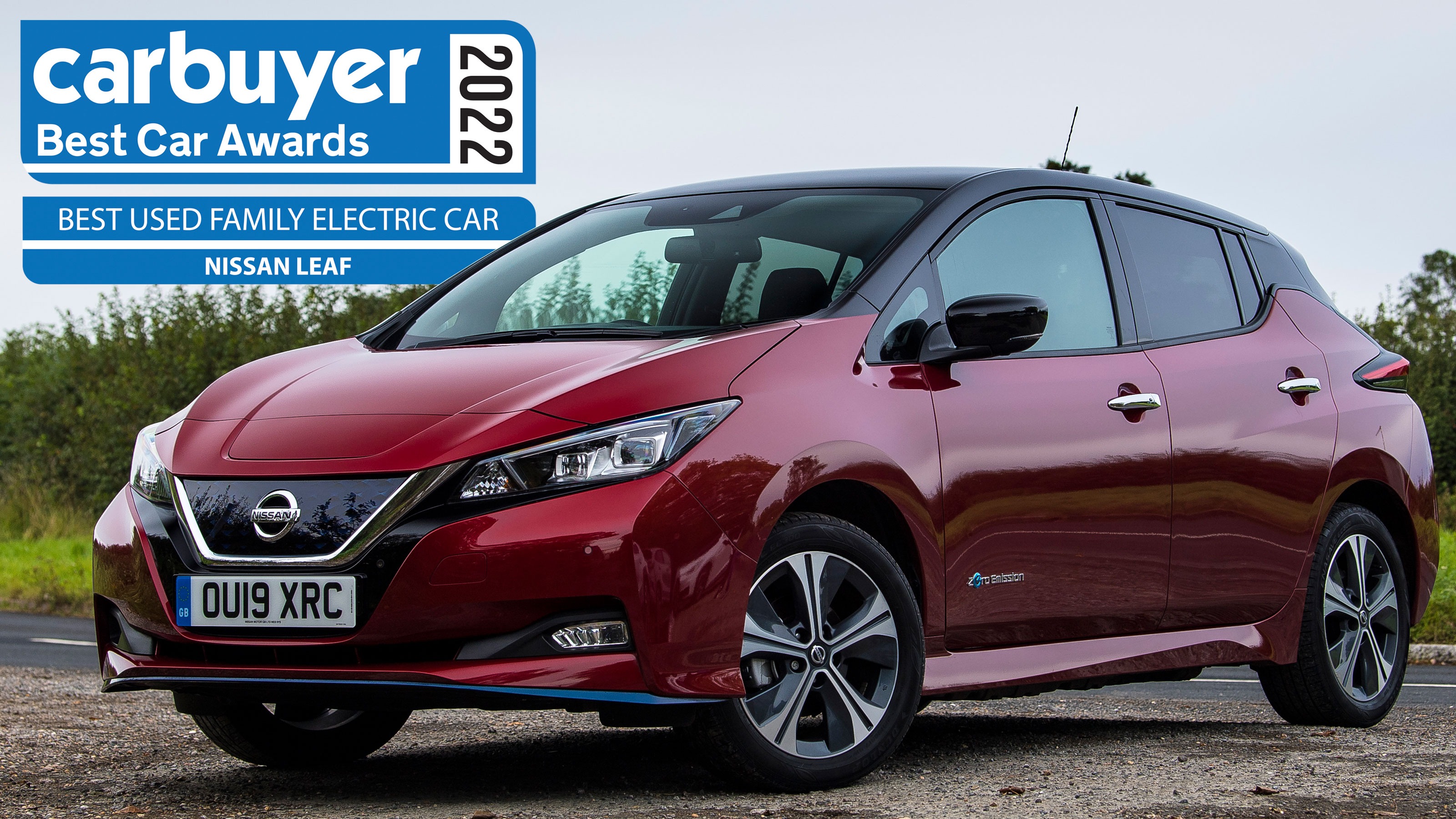 Nissan LEAF named ‘Best Used Family Electric Car’ at 2022 Carbuyer Car of the Year Awards