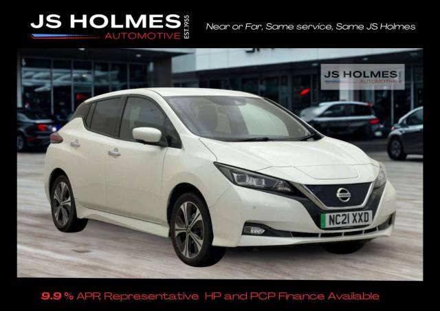 Nissan Leaf 0.0 160kW e+ Tekna 62kWh 5dr Auto Hatchback Electric WHITE