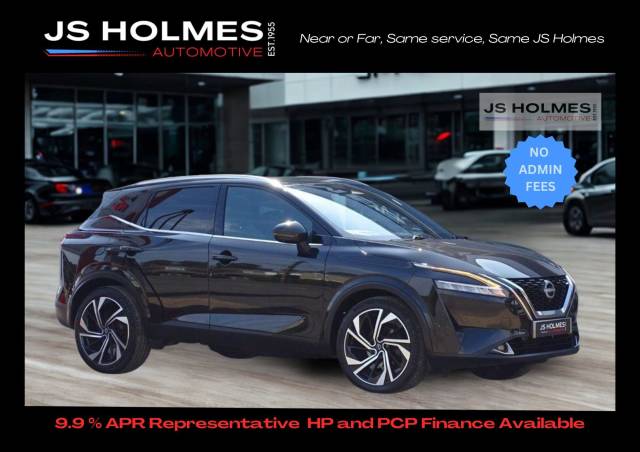 Nissan Qashqai 1.3 DiG-T MH 158 Tekna+ 5dr Xtronic Hatchback Petrol BLACK