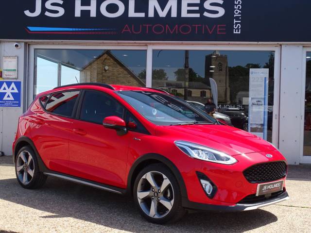 Ford Fiesta 1.0 EcoBoost Hybrid mHEV 125 Active Edition 5dr Hatchback Petrol RED