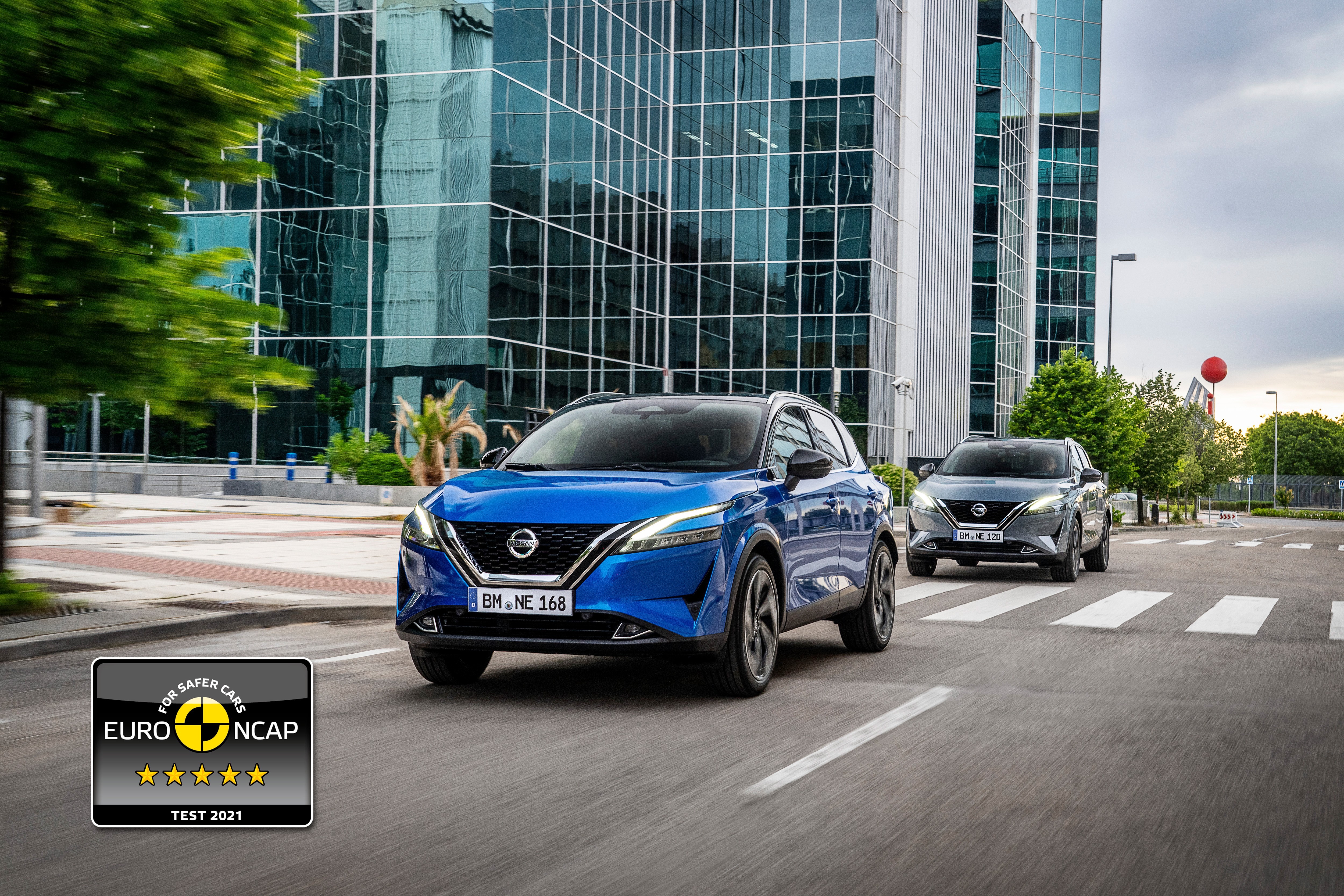 Top Euro NCAP 2021 safety rating for New Nissan Qashqai