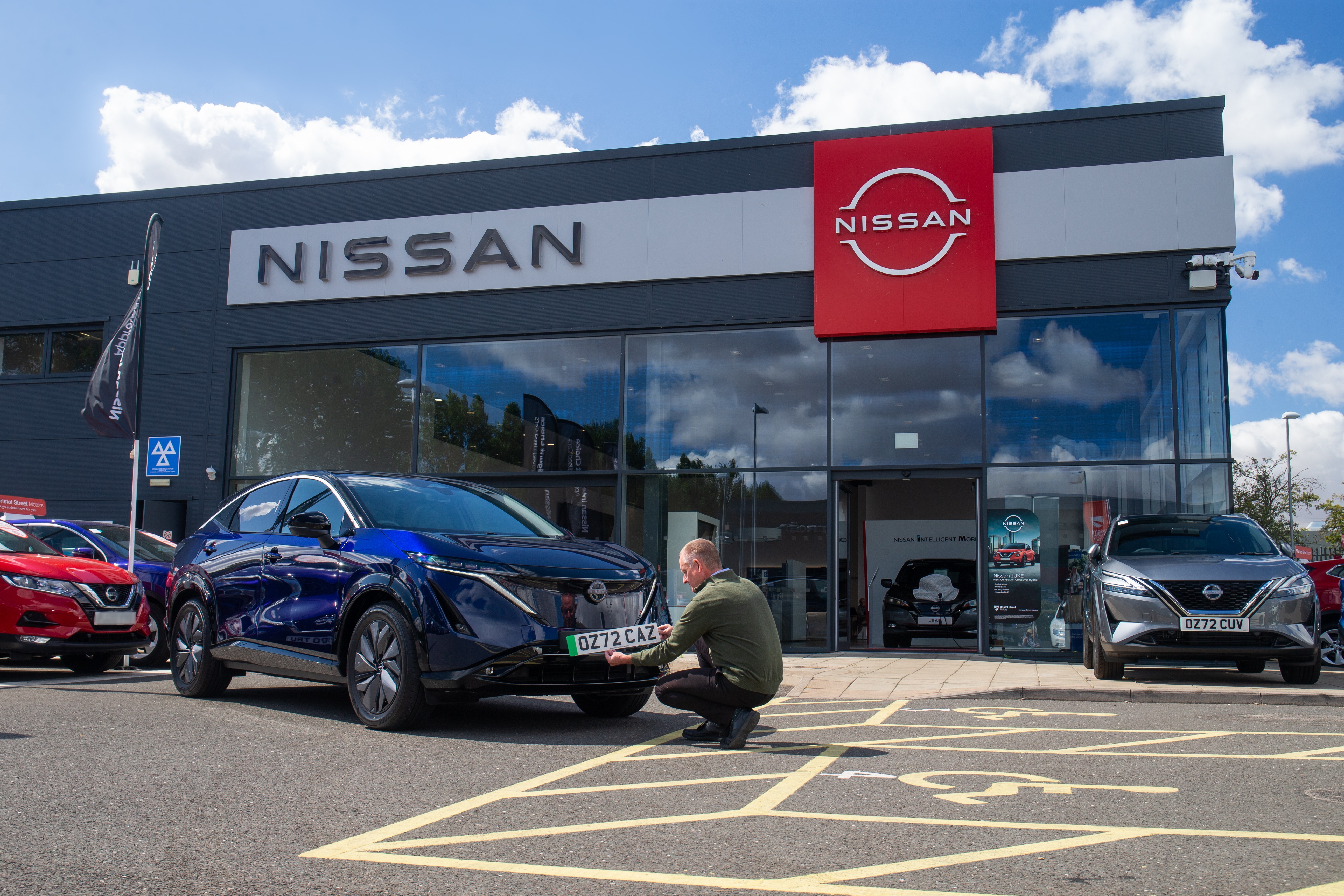 Nissan’s stunning all-electric ARIYA crossover  now available with brand new 72 plate
