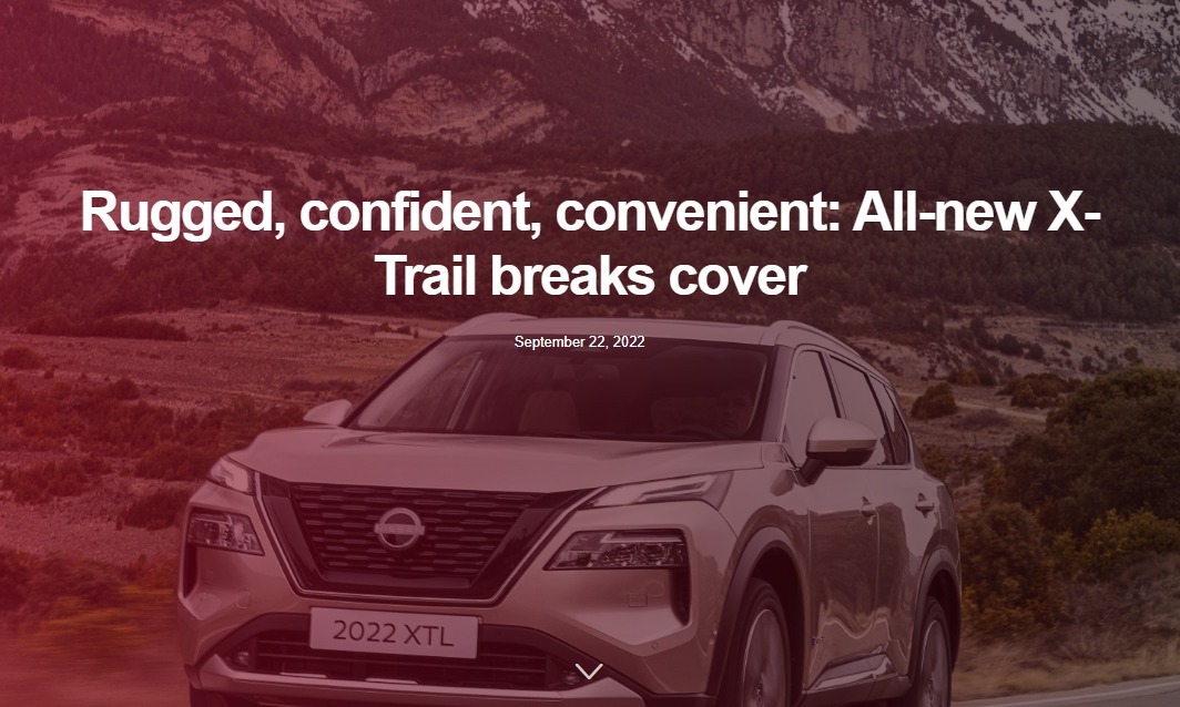 Rugged, confident, convenient: All-new X-Trail breaks cover