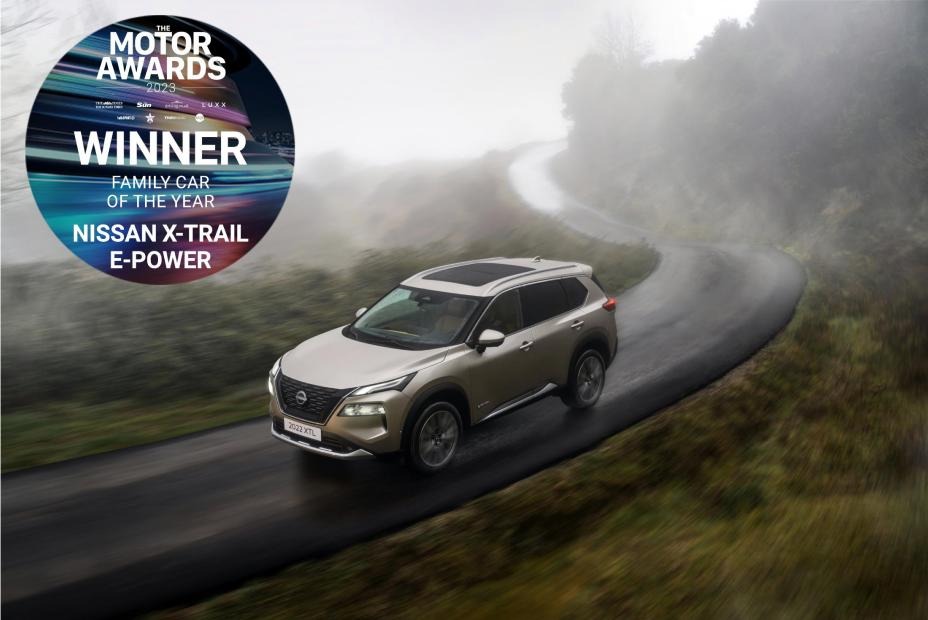 Nissan X-Trail declared the Family Car of the Year at News UK Motoring Awards!
