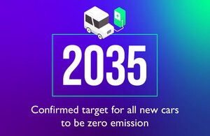 Government sets out path to zero emission vehicles by 2035