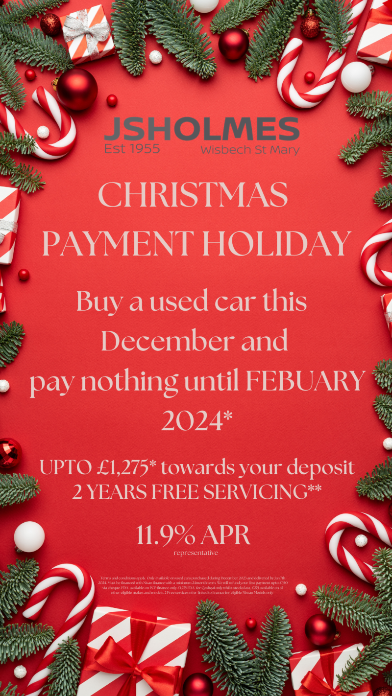 CHRISTMAS PAYMENT HOLIDAY with JS HOLMES