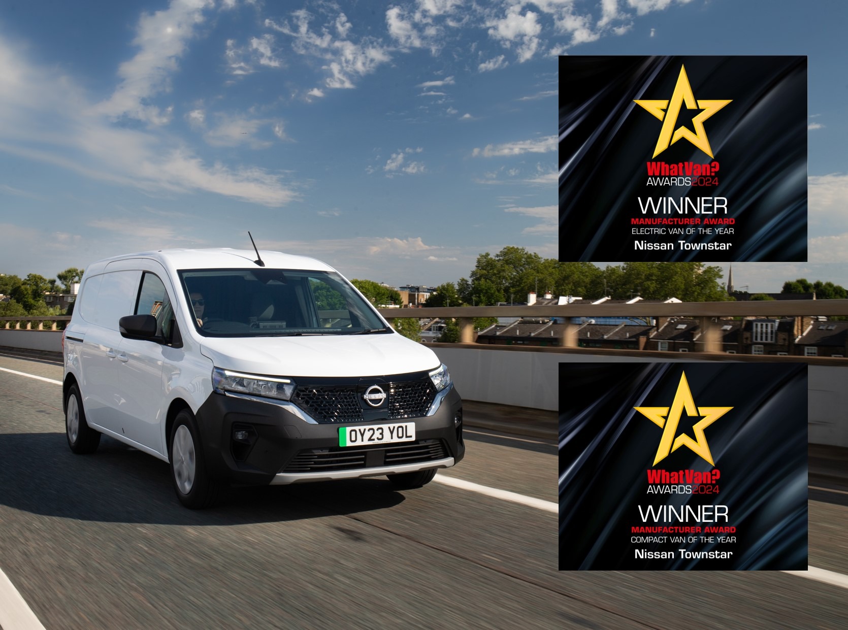 Nissan celebrates a double triumph at the 2024 What Van? Awards