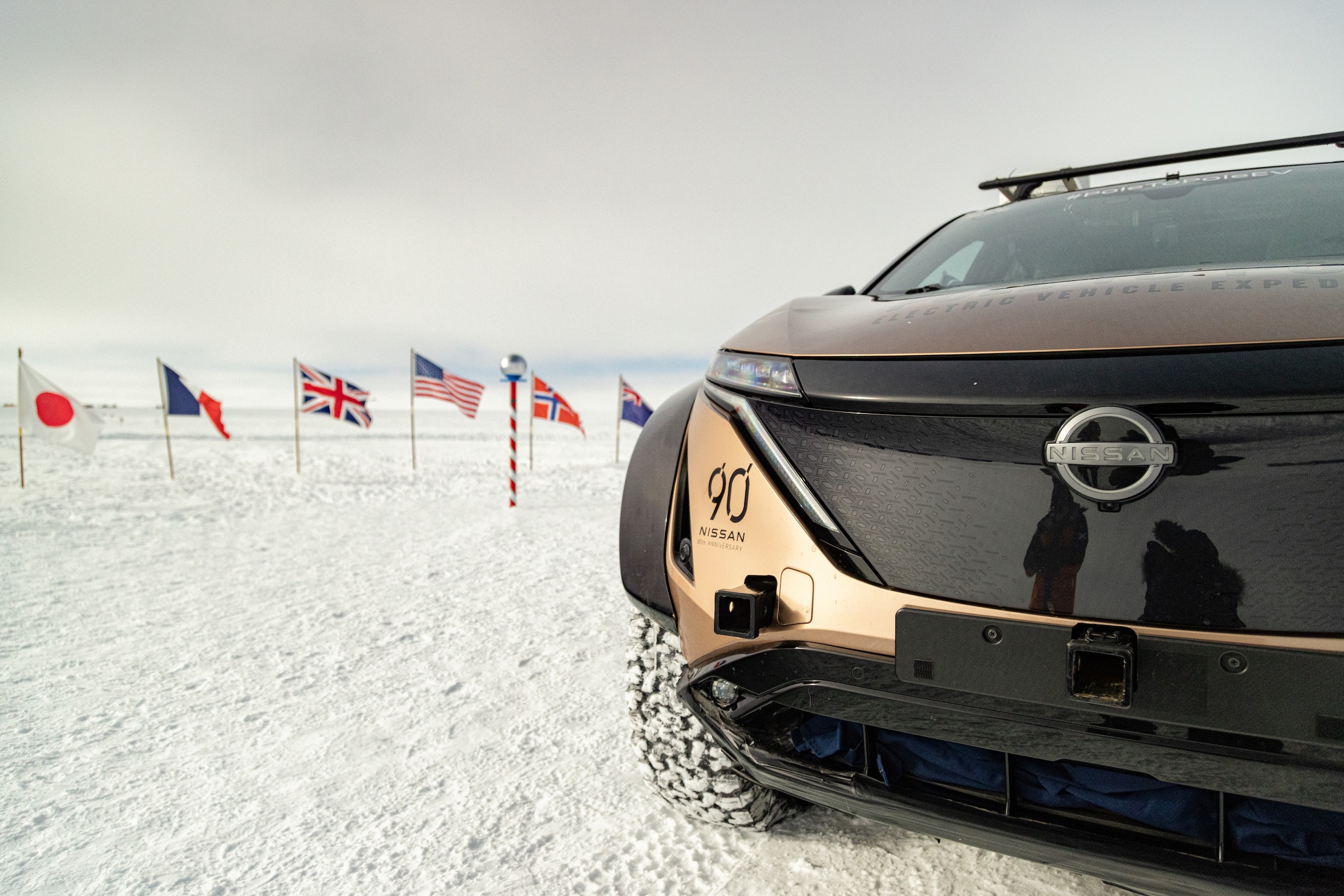 Pole to Pole electric vehicle expedition reaches the South Pole