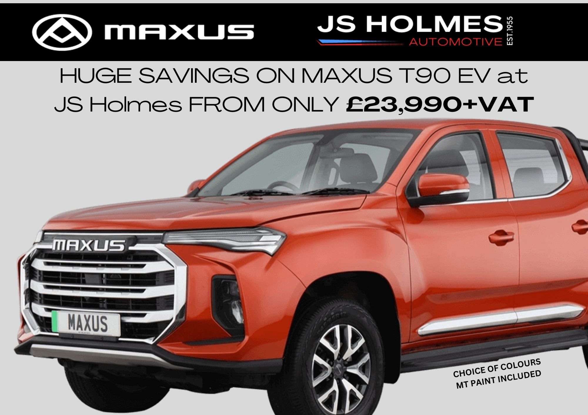 MAXUS T90 OFFER