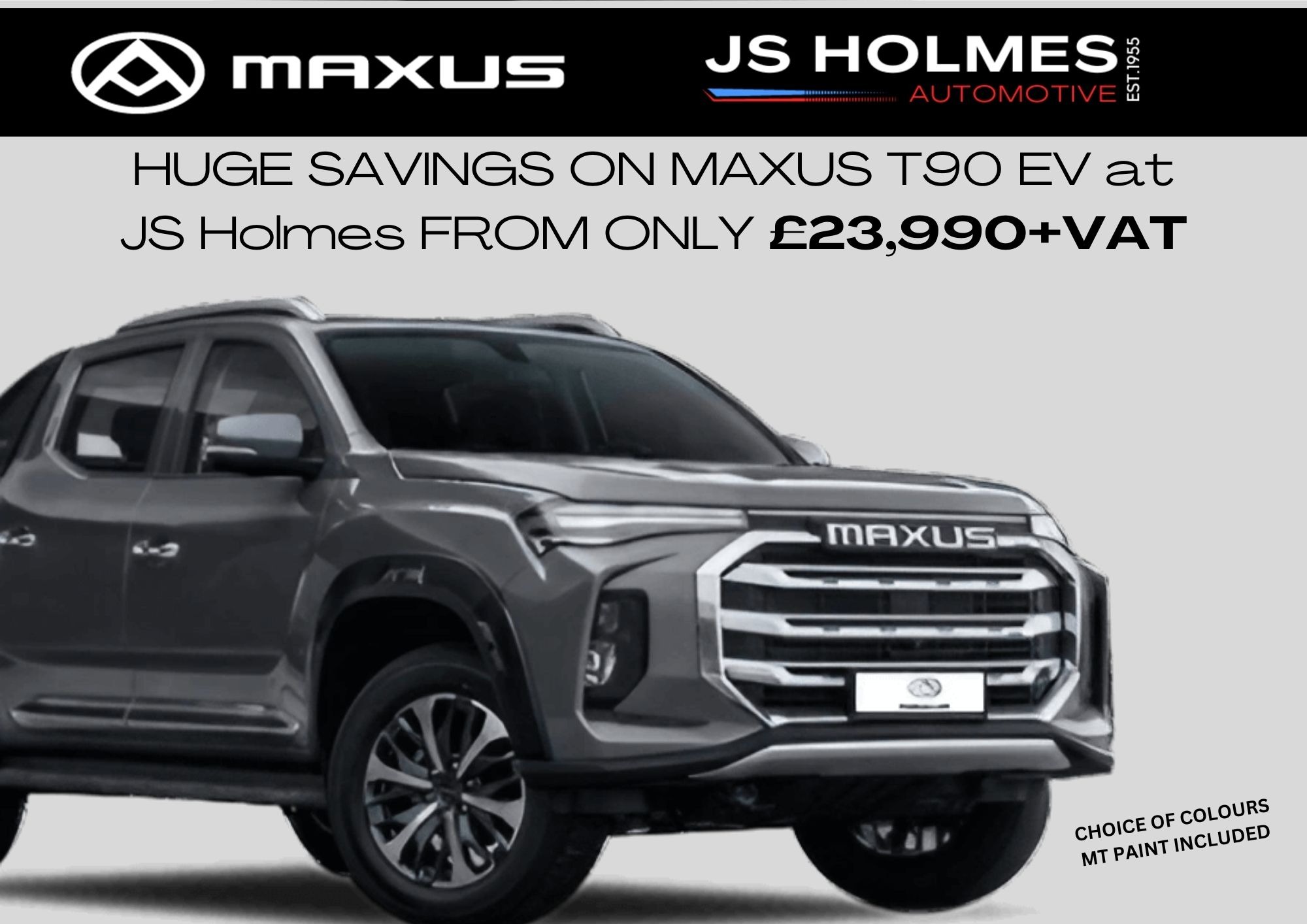 MAXUS T90 OFFER