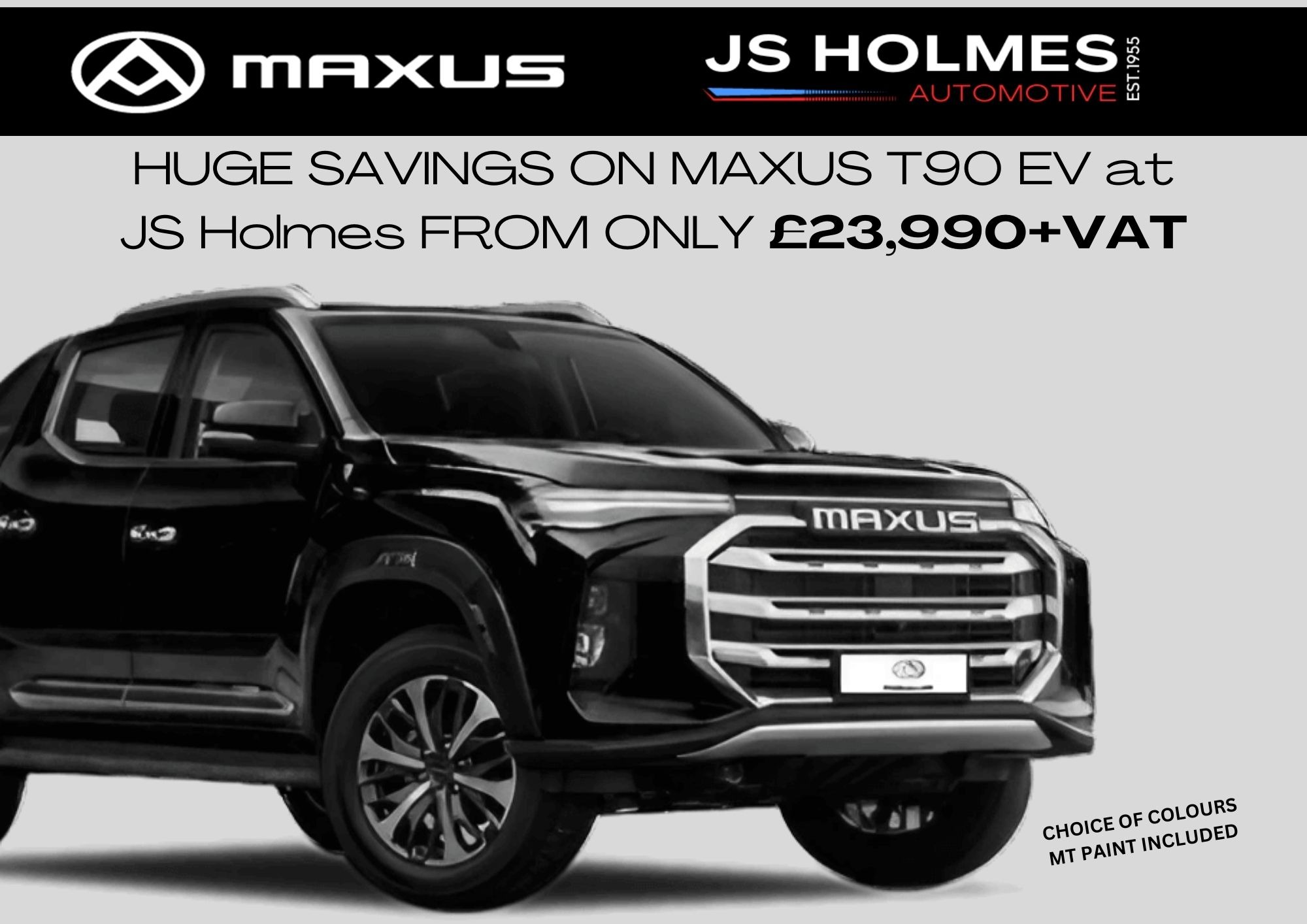 MAXUS T90 OFFER