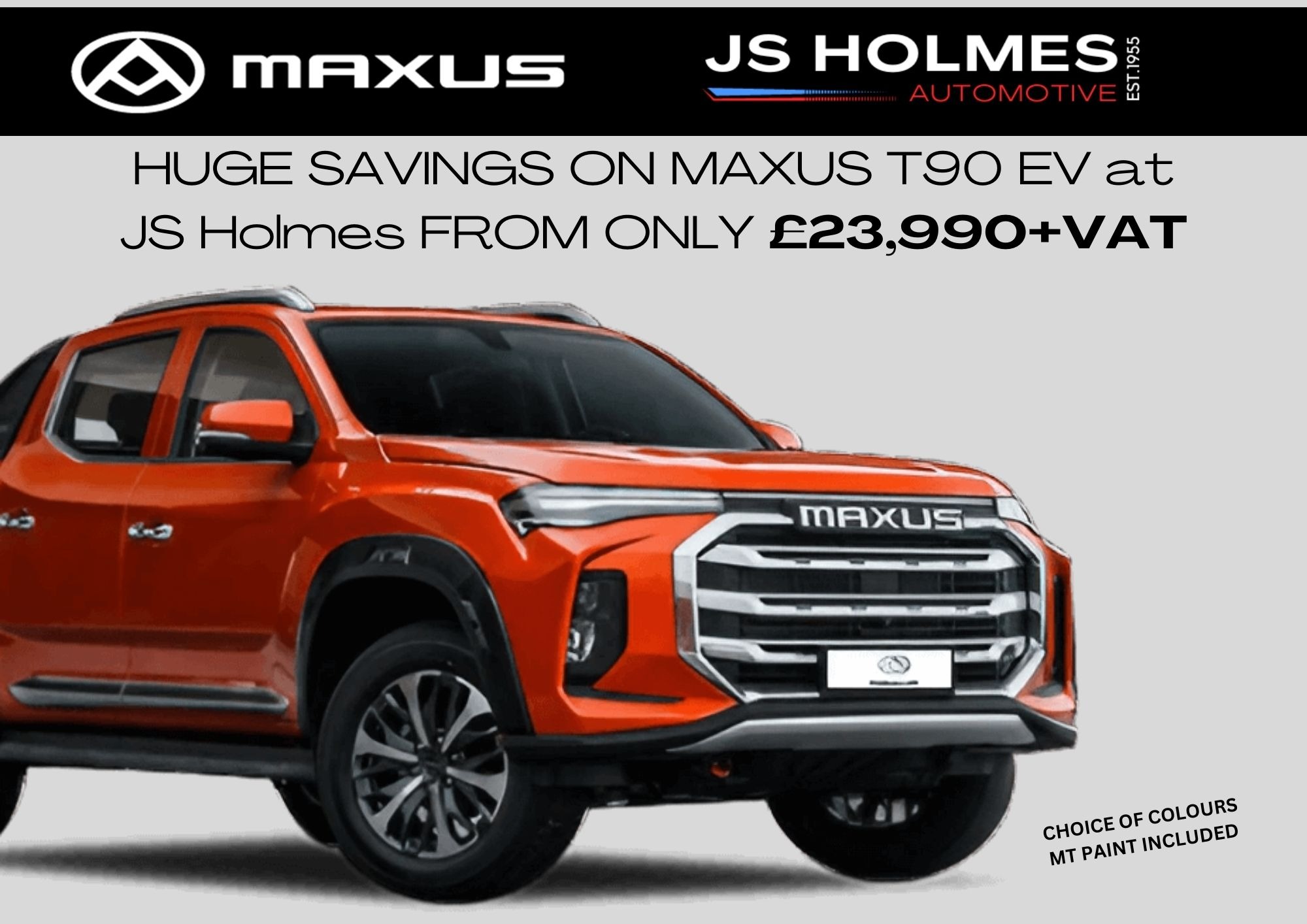 MAXUS T90 OFFER